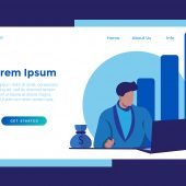 Landing Page For Finance Website