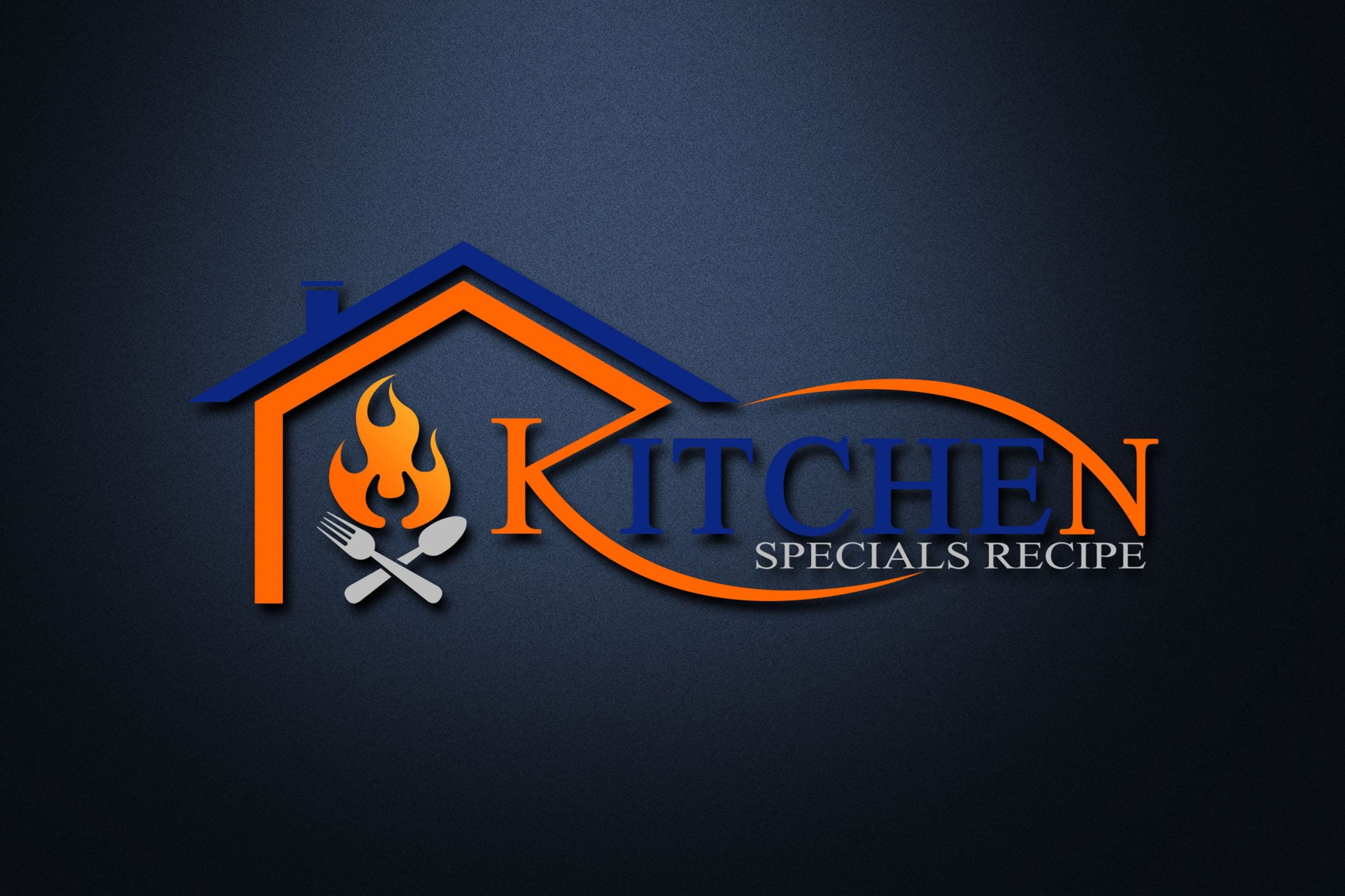 kitchen layout f design logo