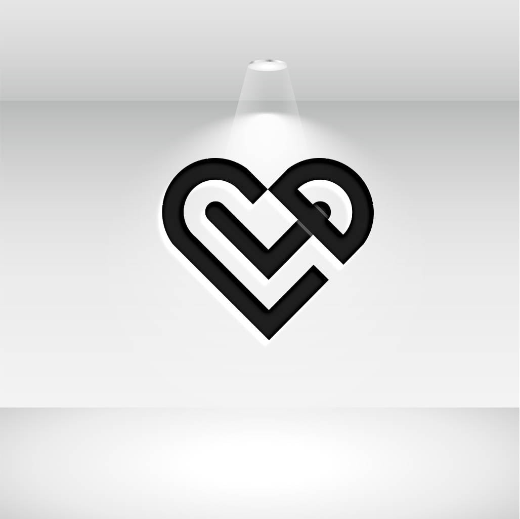 L+D with Love logo concept