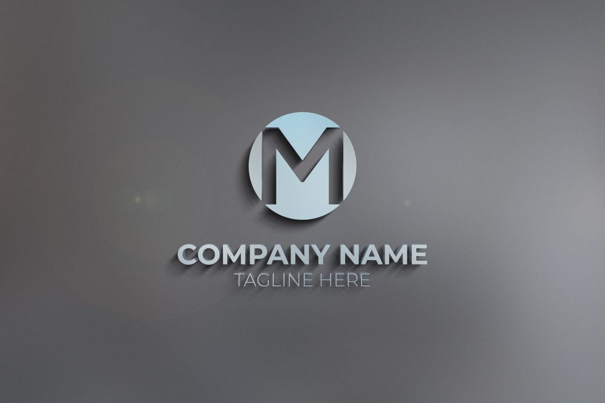 Creative Initial M Letter logo free download