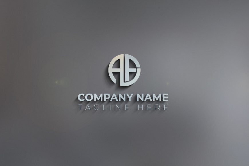 Initial AF Letter Monogram Logo Design – GraphicsFamily