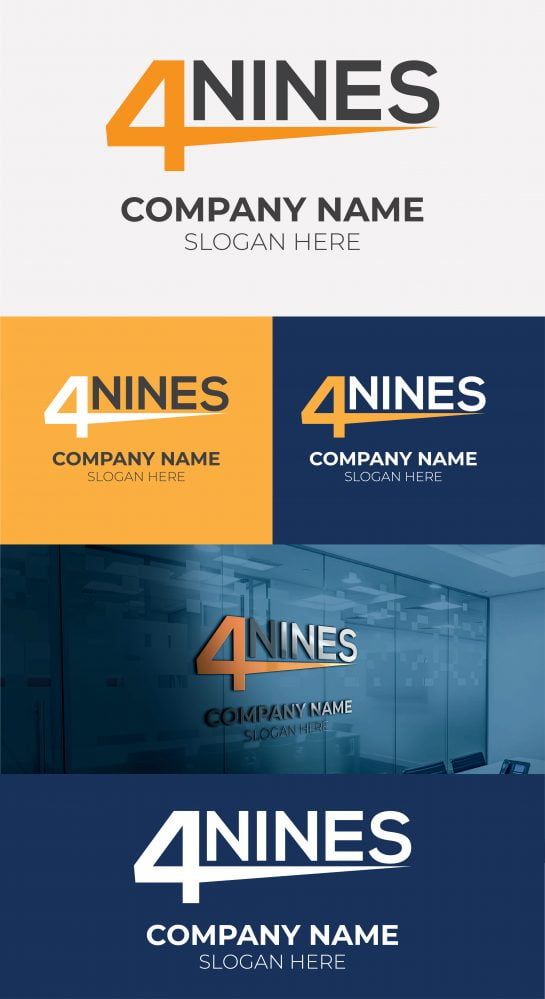 4-NINES-LOGO-DESIGN-FREE-TEMPLATE-1-scaled