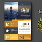 Very Creative Business Flyer Template Free Design