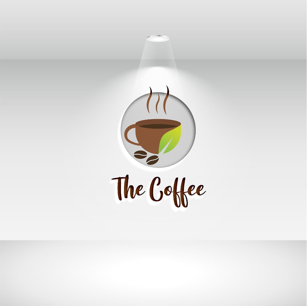 COFFEE LOGO WITH WHITHE BACKGROUD