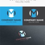 Creative Initial M Letter logo free download