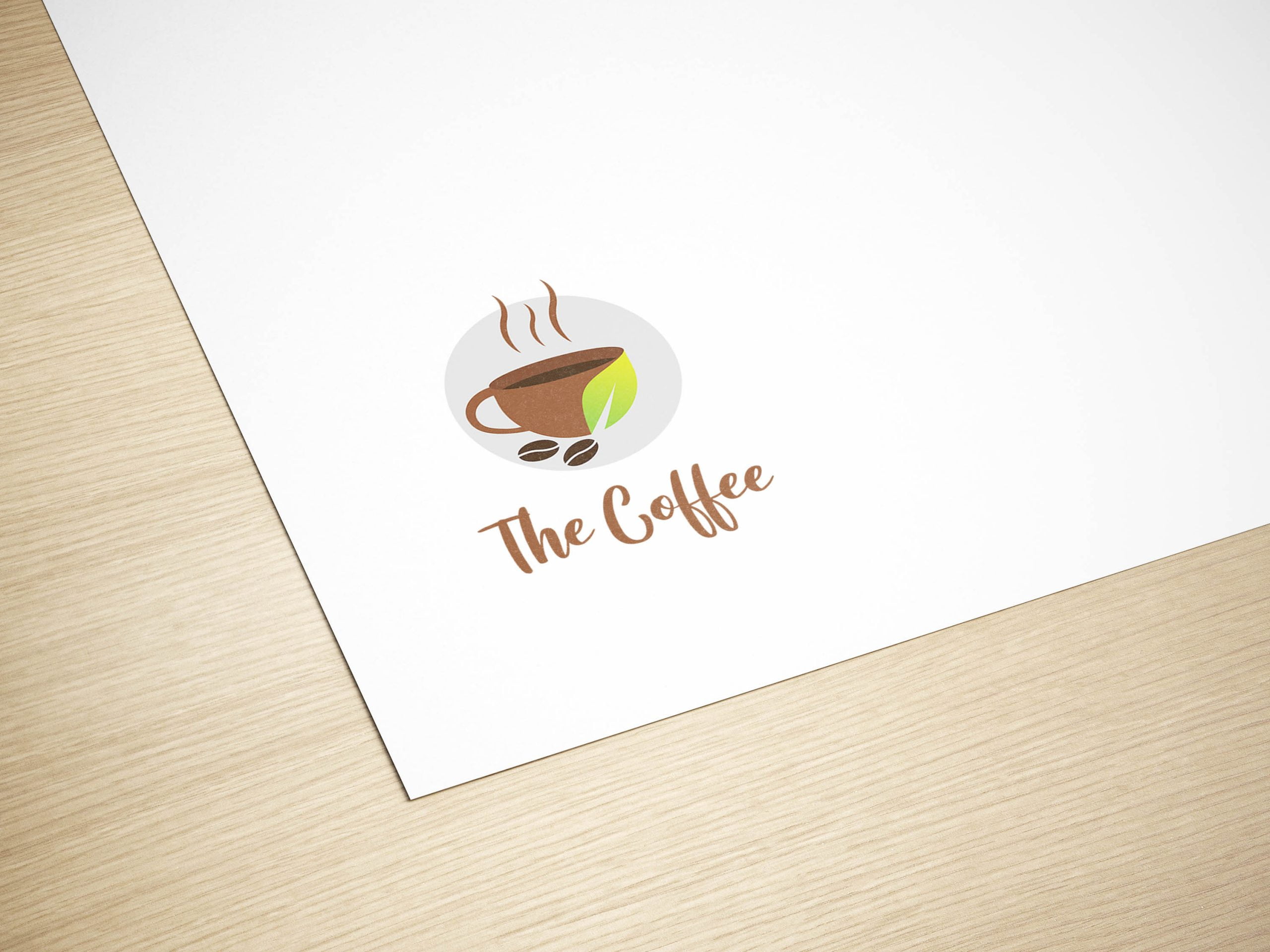 coffee logo presentation