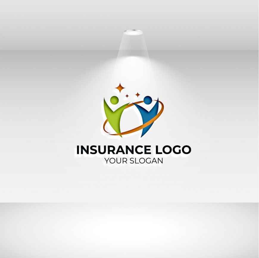 INSURANCE LOGO WITH WHITE BACKGROUND