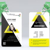 Creative Id-Card For Corporate use Free Template