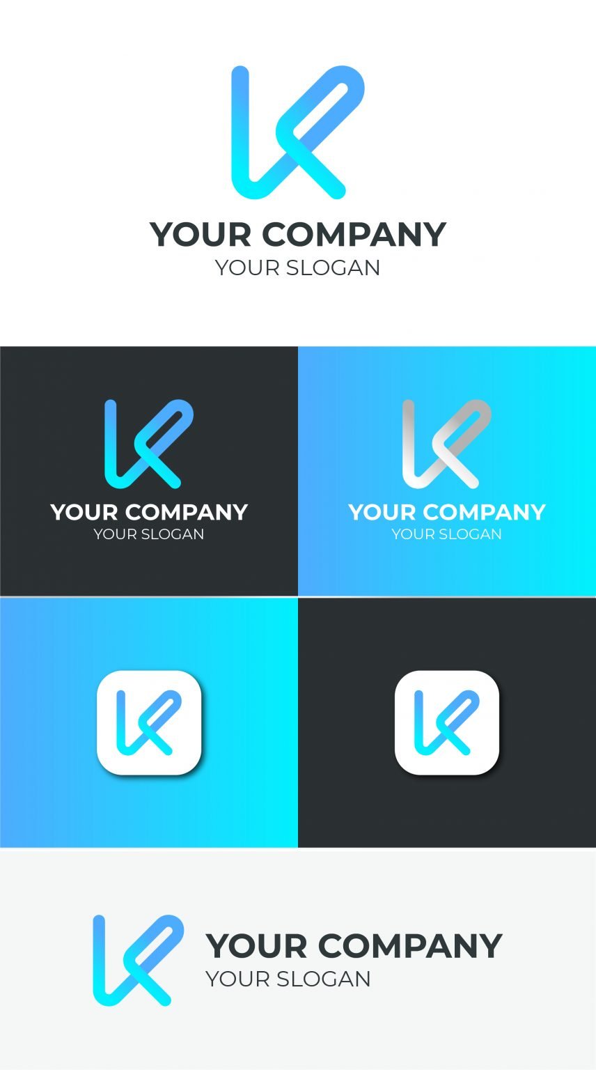 Modern K Letter Logo – GraphicsFamily