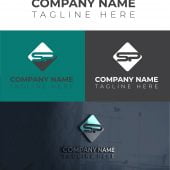 Creative SP Monogram Company Logo Template