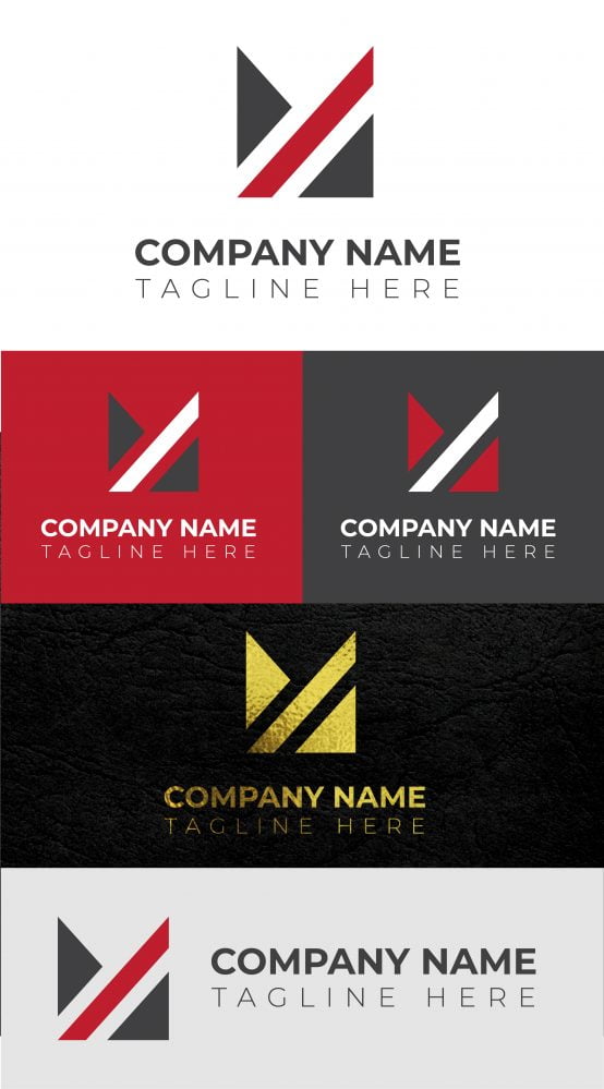 Luxury Letter M Logo Design Template