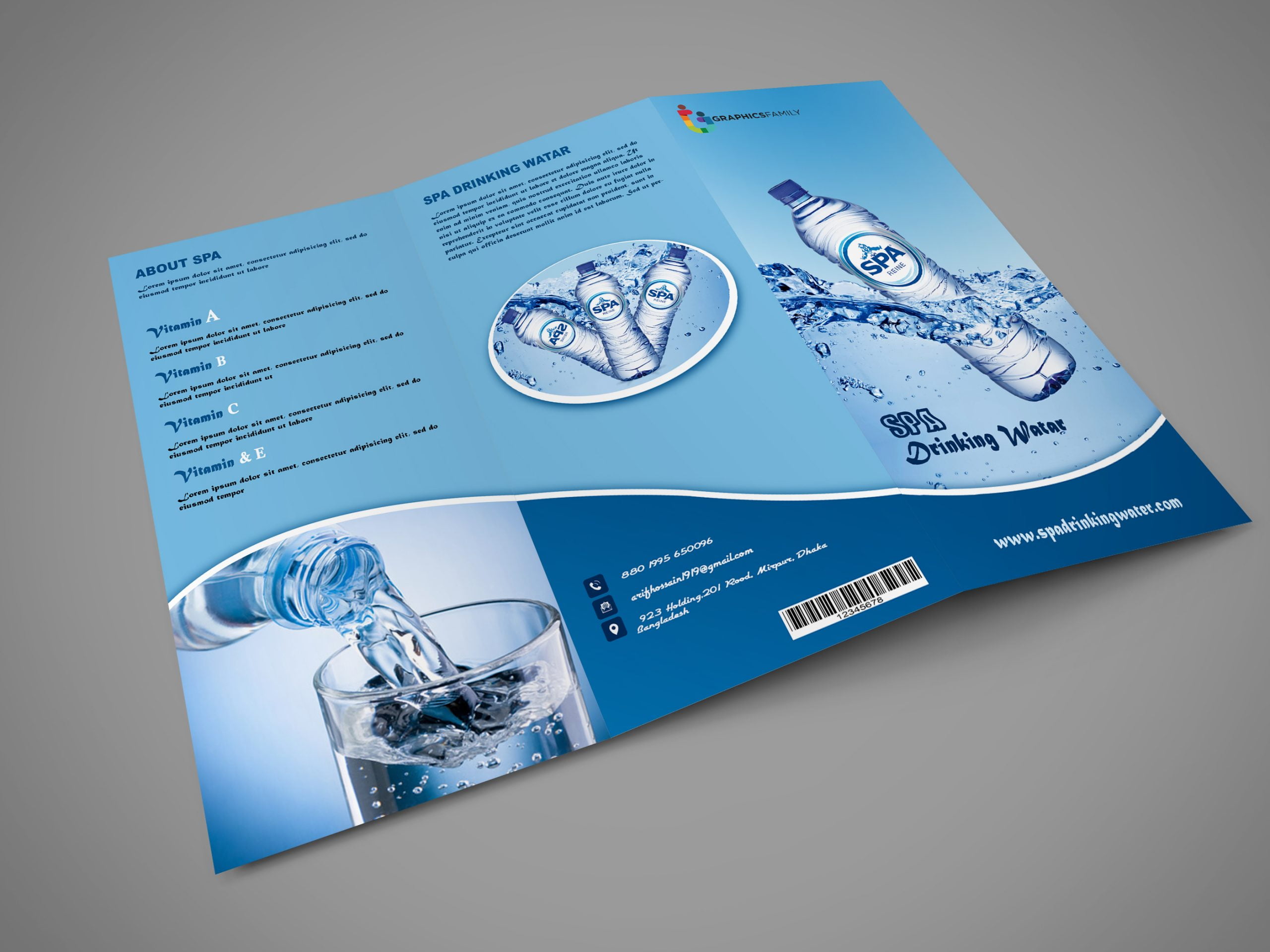 Modern Trifold Brochure Design Template