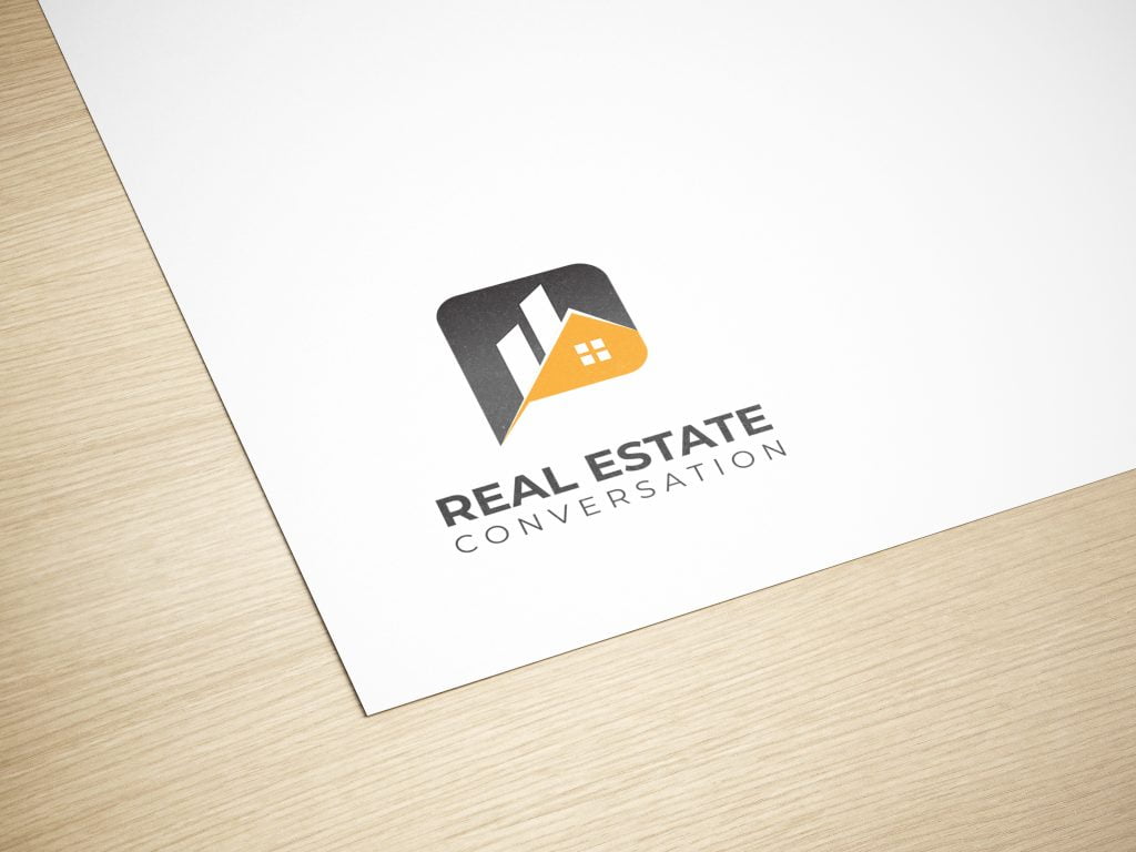 Real Estate Conversation Logo – GraphicsFamily