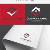 Creative Real Estate Logo Free Vector