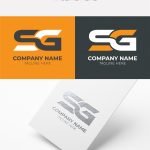 Initial SG Letter logo Free Download