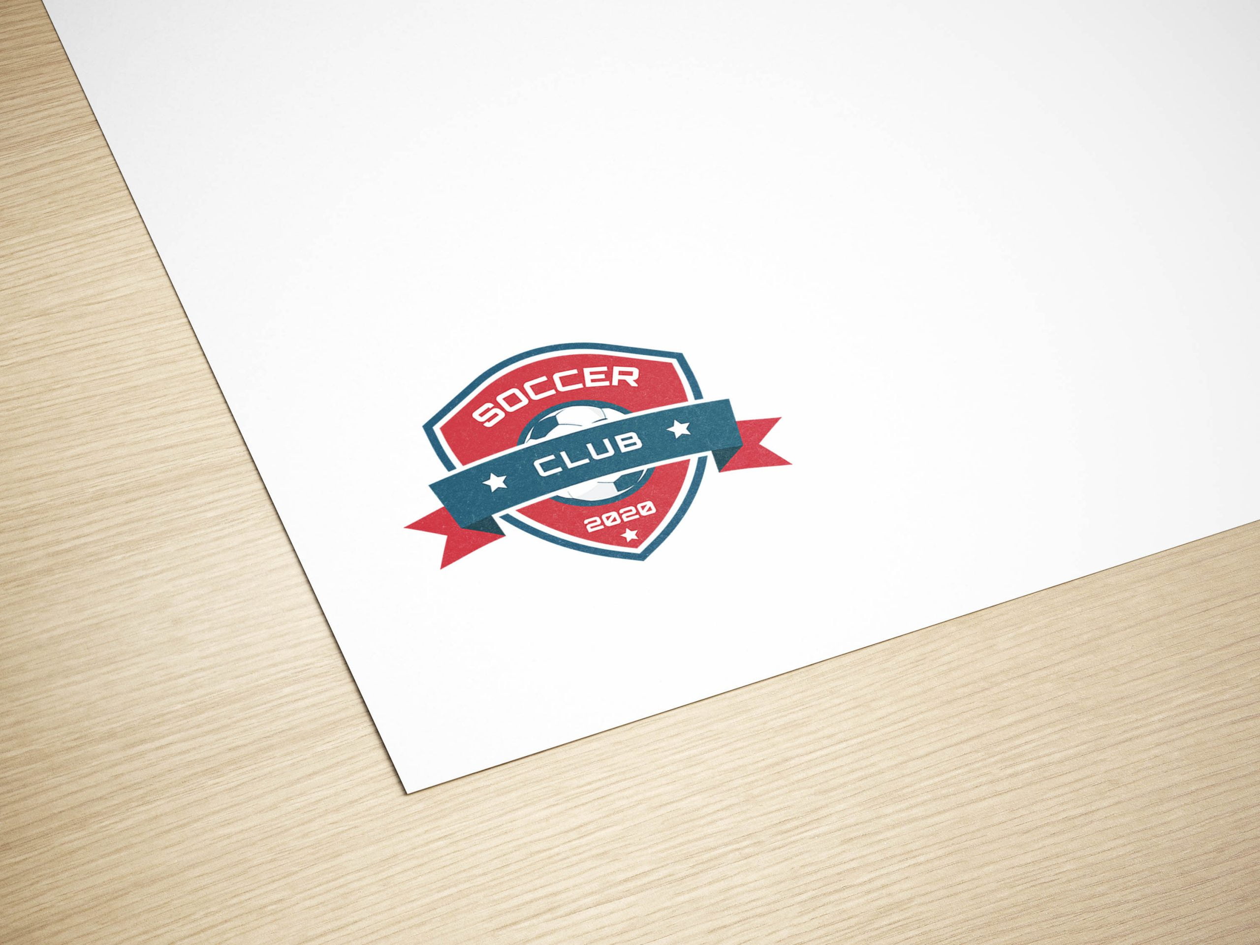Sport club logo template Royalty Free Vector Image