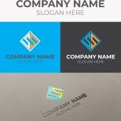 Initial SS Letter Logo Free Vector Download