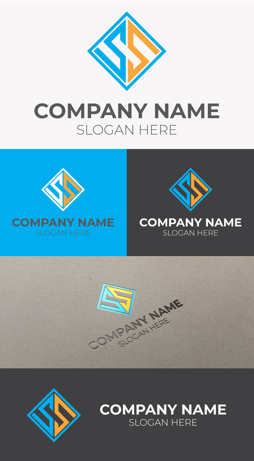 SS LETTER DESIGN FREE TEMPLATE