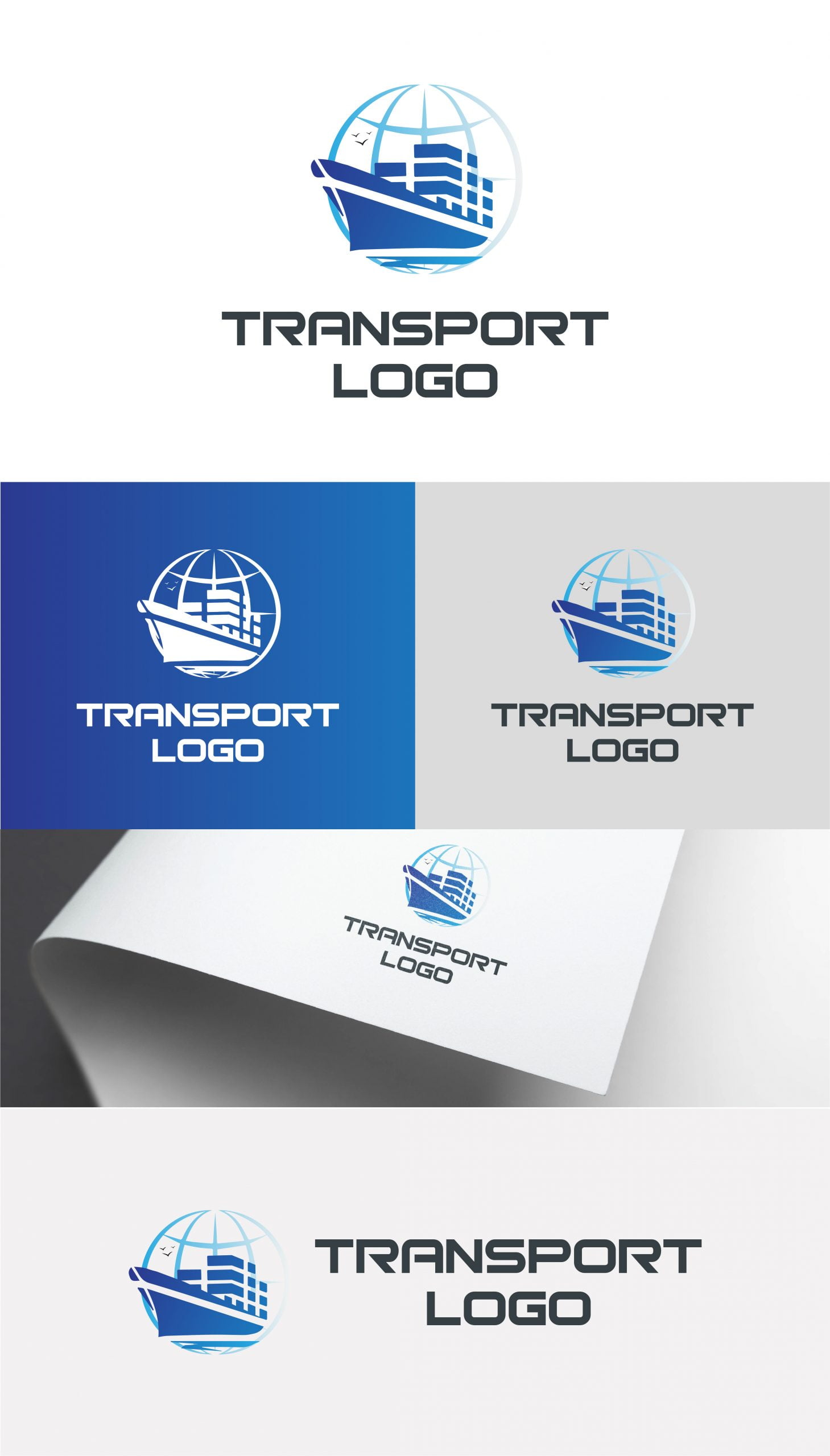 transport company logo samples