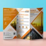 Business Trifold Brochure Design Free PSD