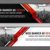 Web Banner For Business Promotion Free PSD Download