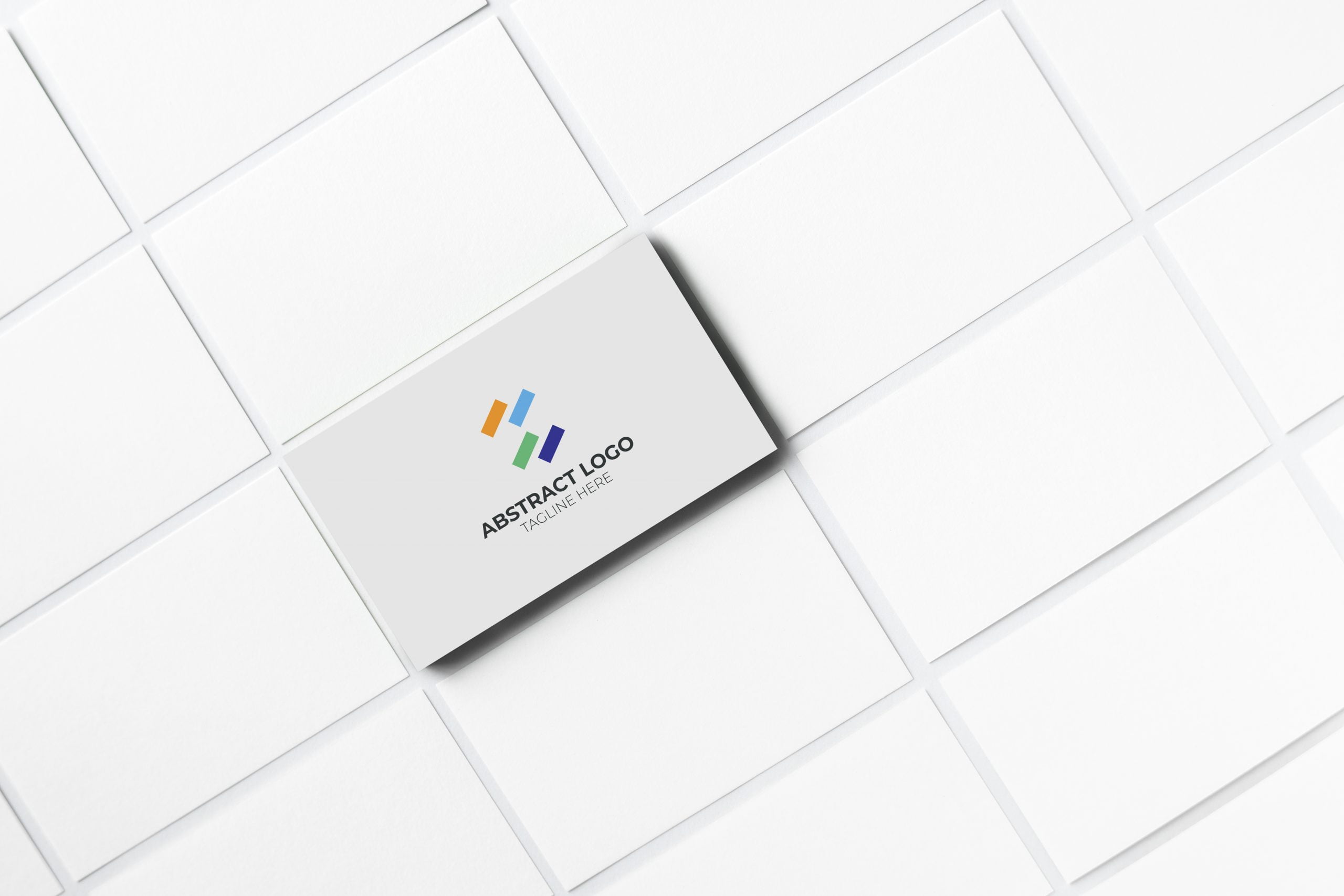 abstract logo business card presentation