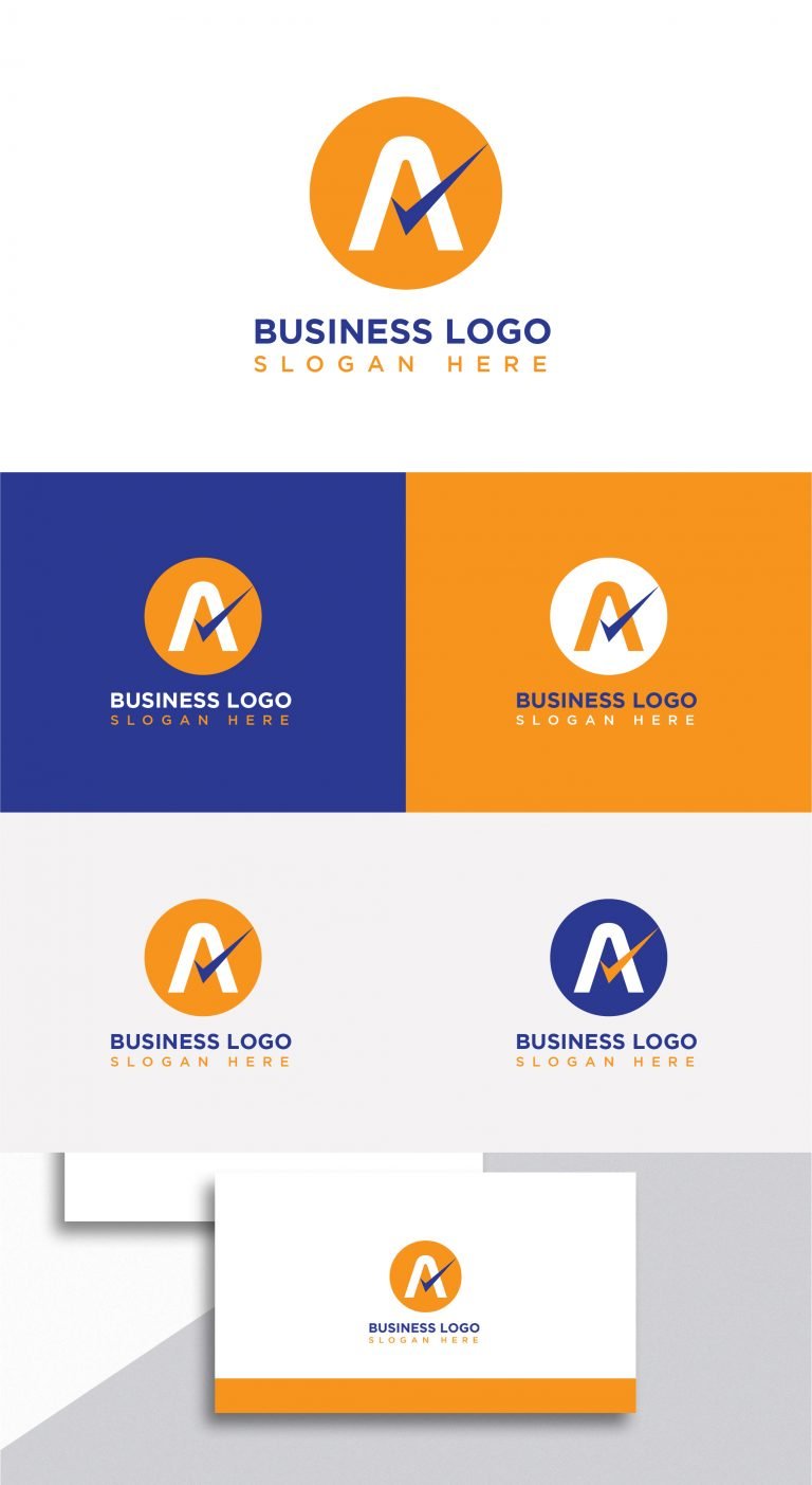 a-business-logo-graphicsfamily