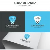 Free car repair logo design