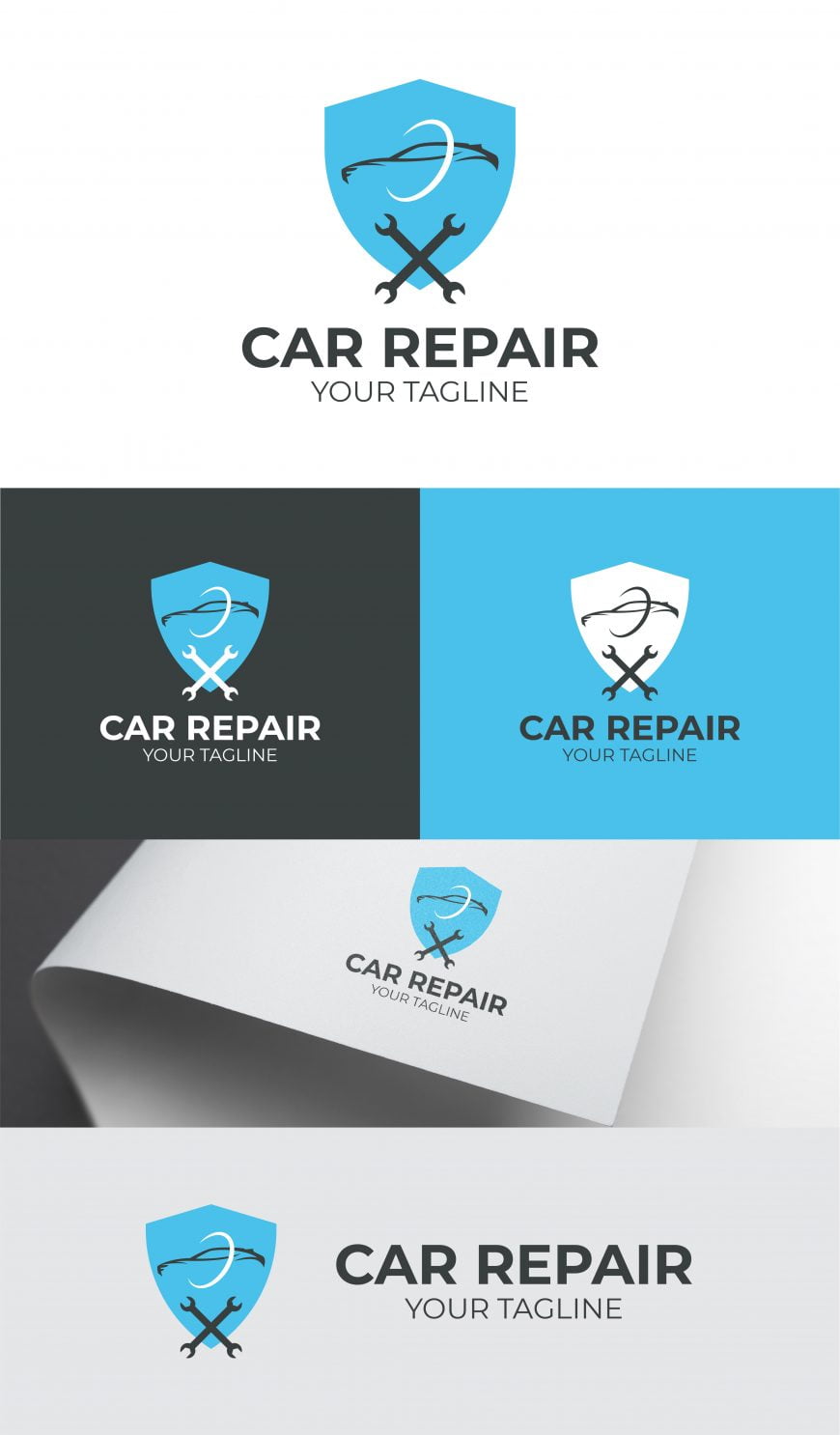 car repair logo template
