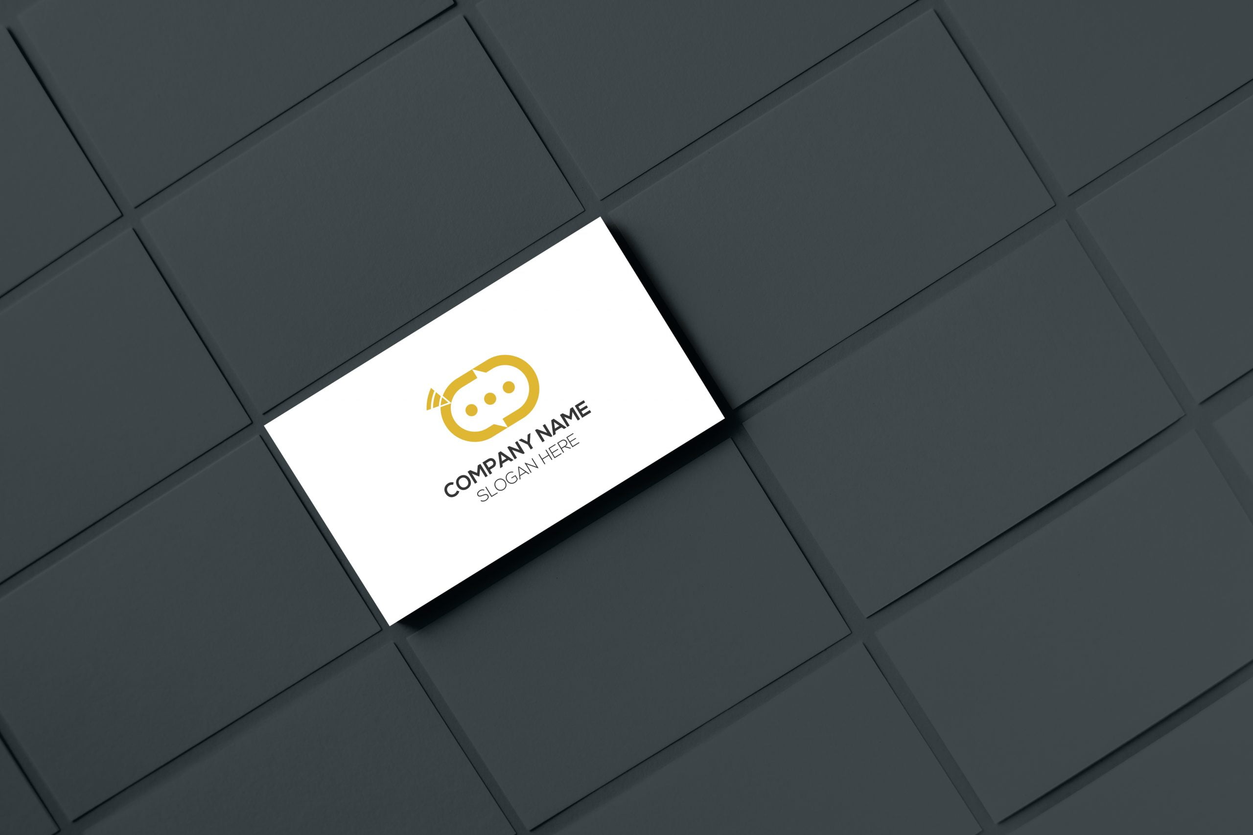cmmunication logo business card presentation