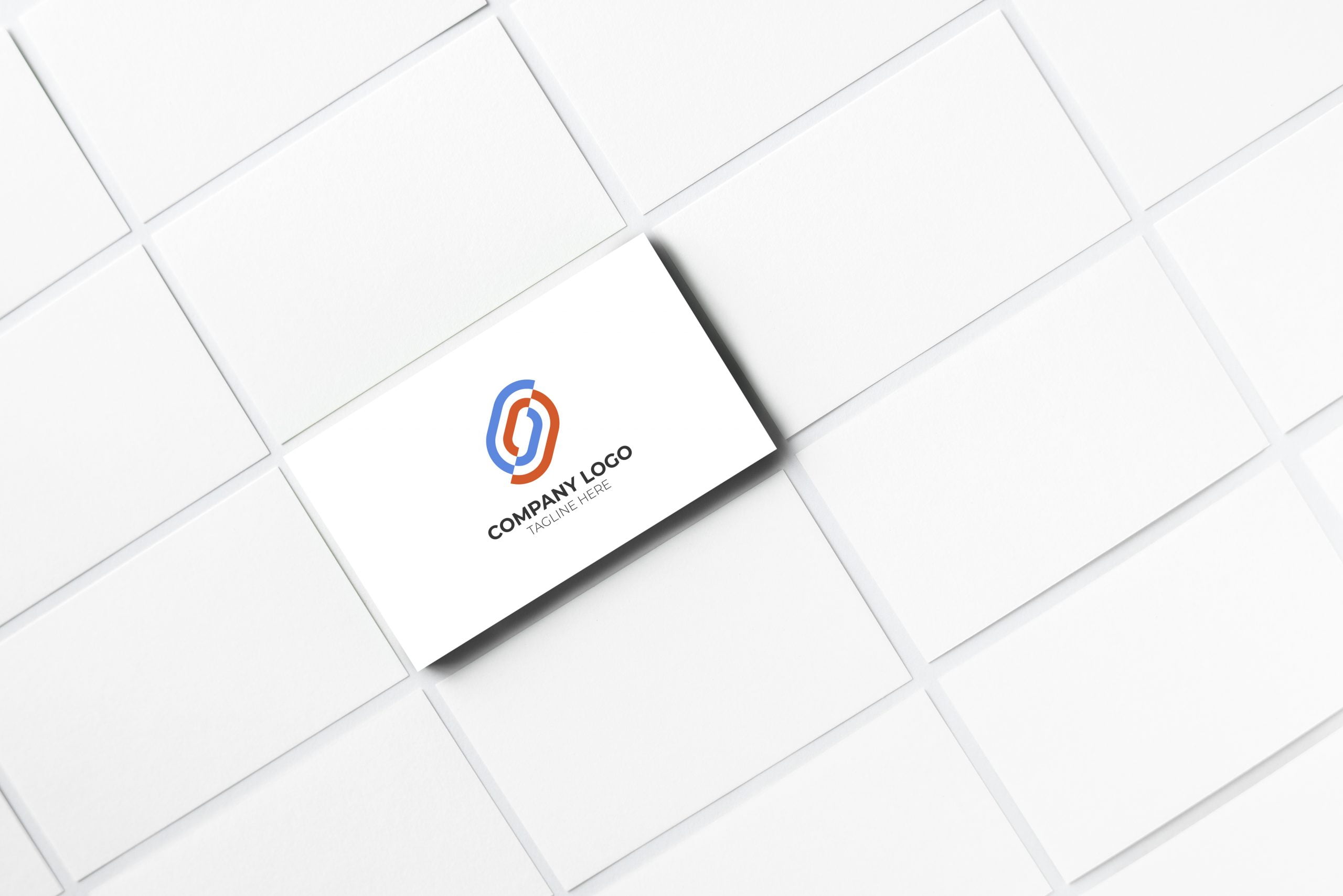 company logo business card presentation