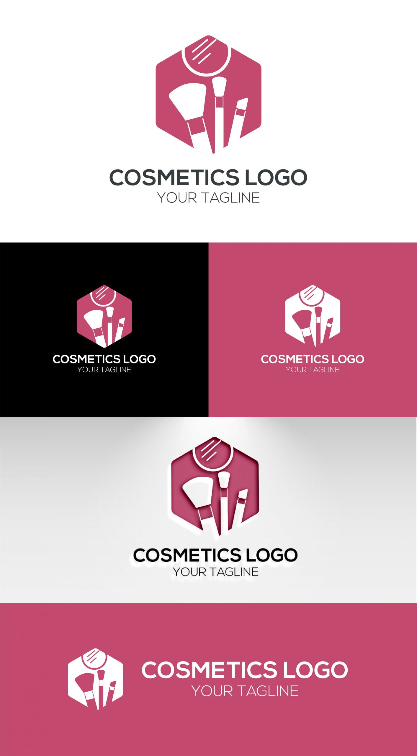 cosmetics logo template