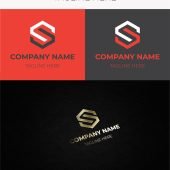 Modern S Monogram for your business