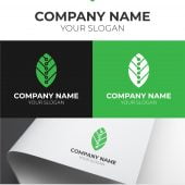 Free Green Tech Logo Design Template Download