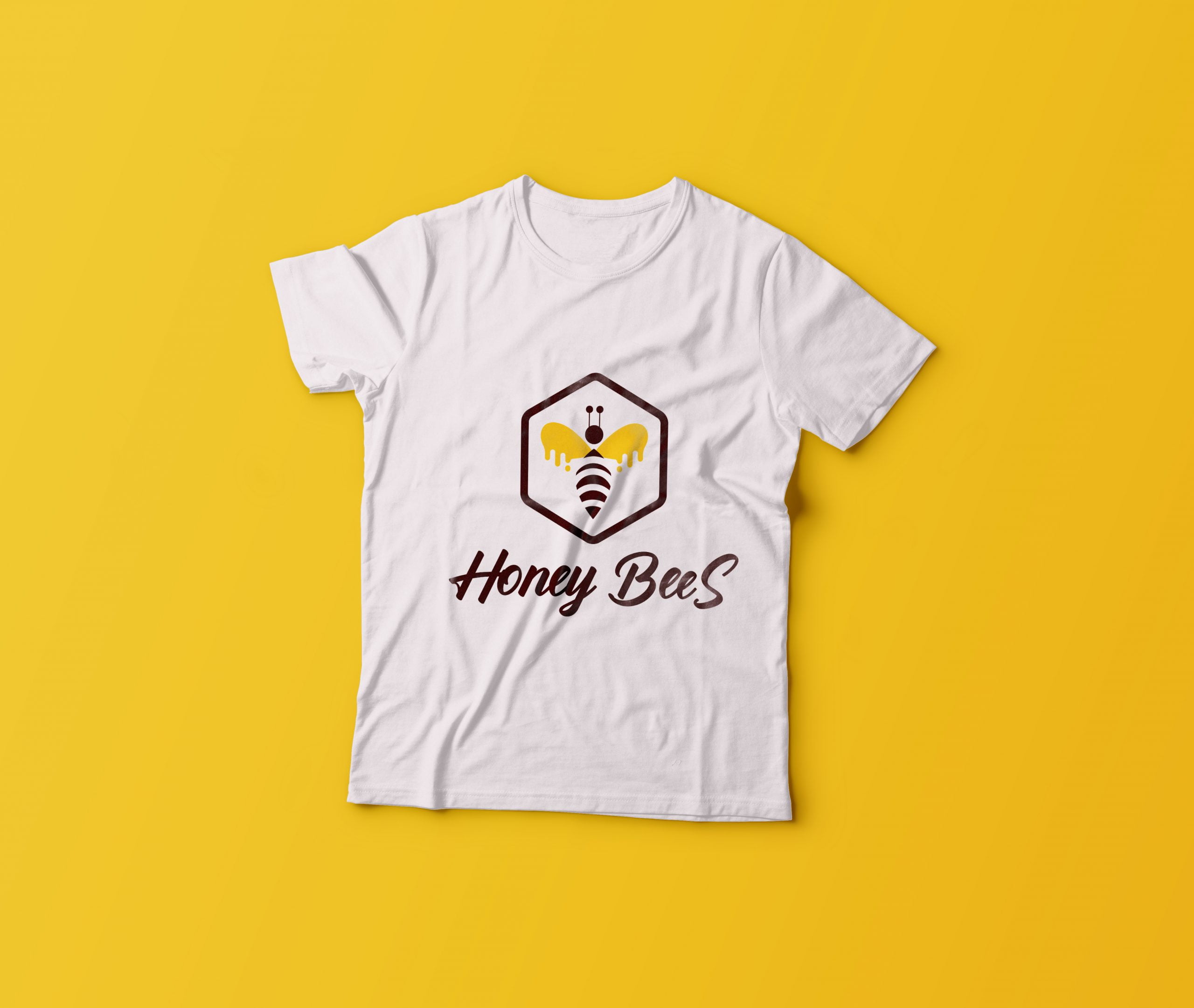 honey logo t shirt design