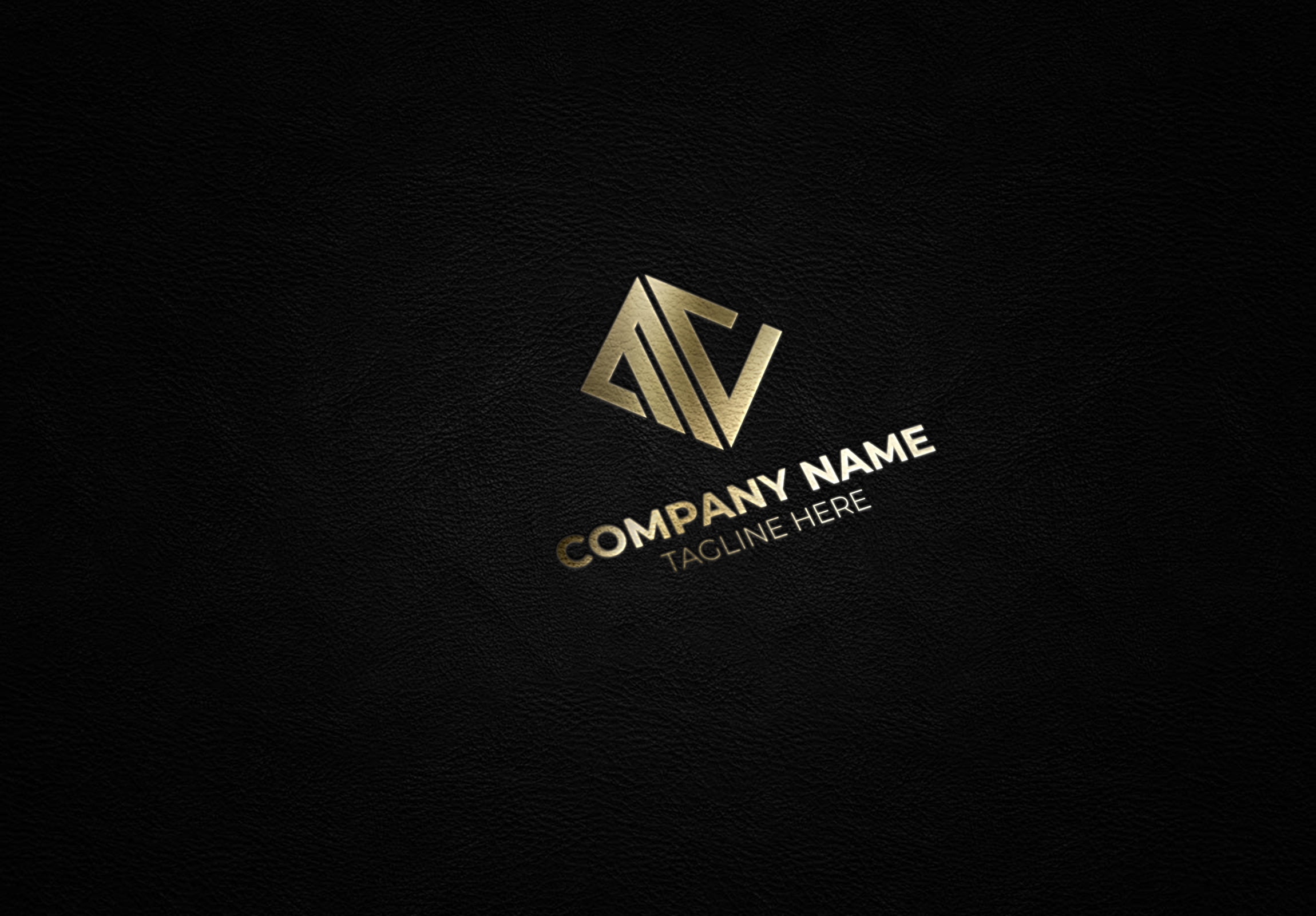 luxury mc monogram logo