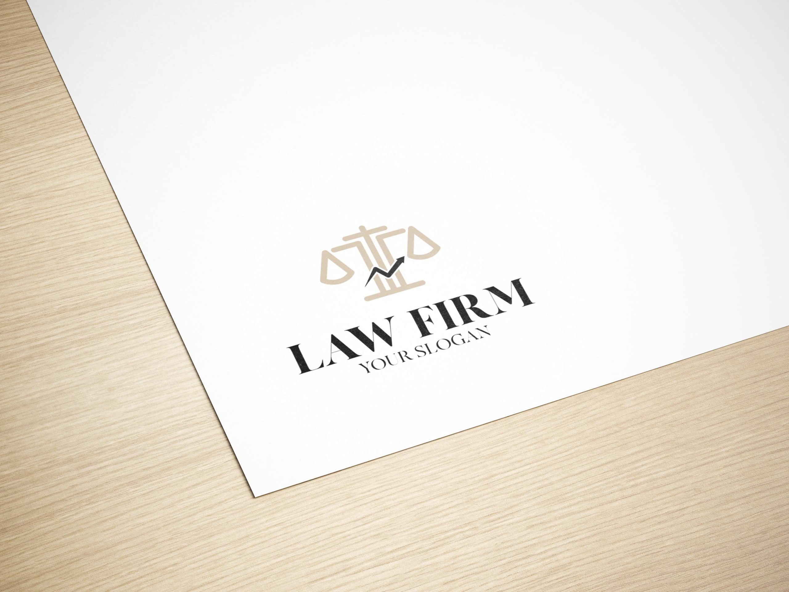 minimal law firm logo