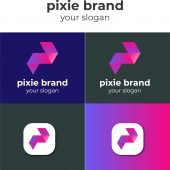 Download Free P Letter Branding logo
