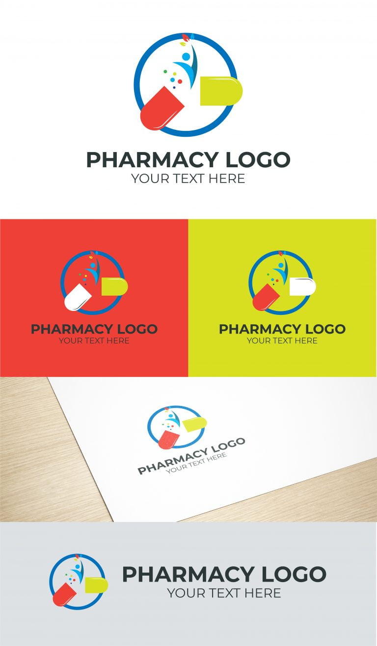 Pharmacy Logo Design – GraphicsFamily