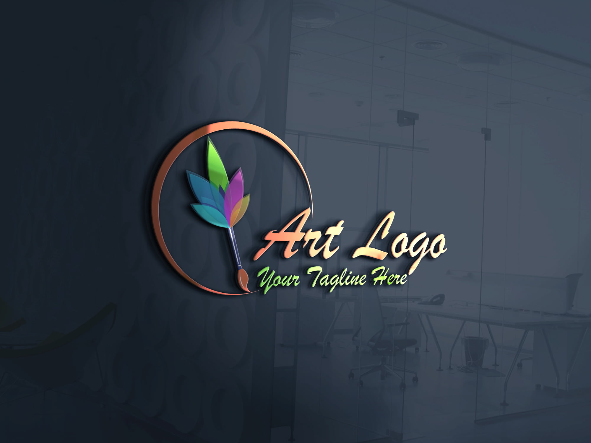 the art of design logo