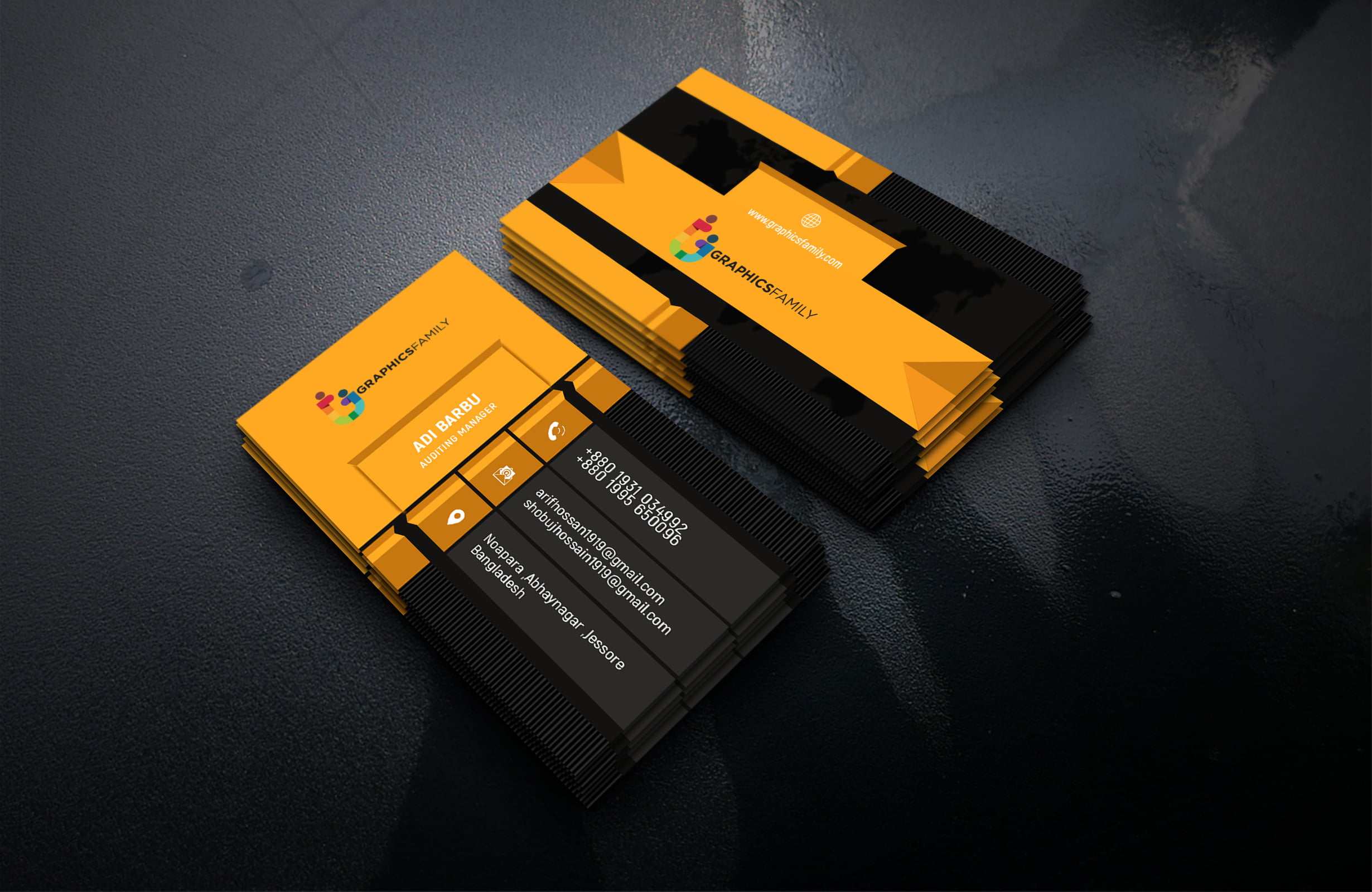 Auditor Business Cards Accountant Business Card