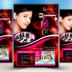 Modern Beauty Parlor Flyer Design Template