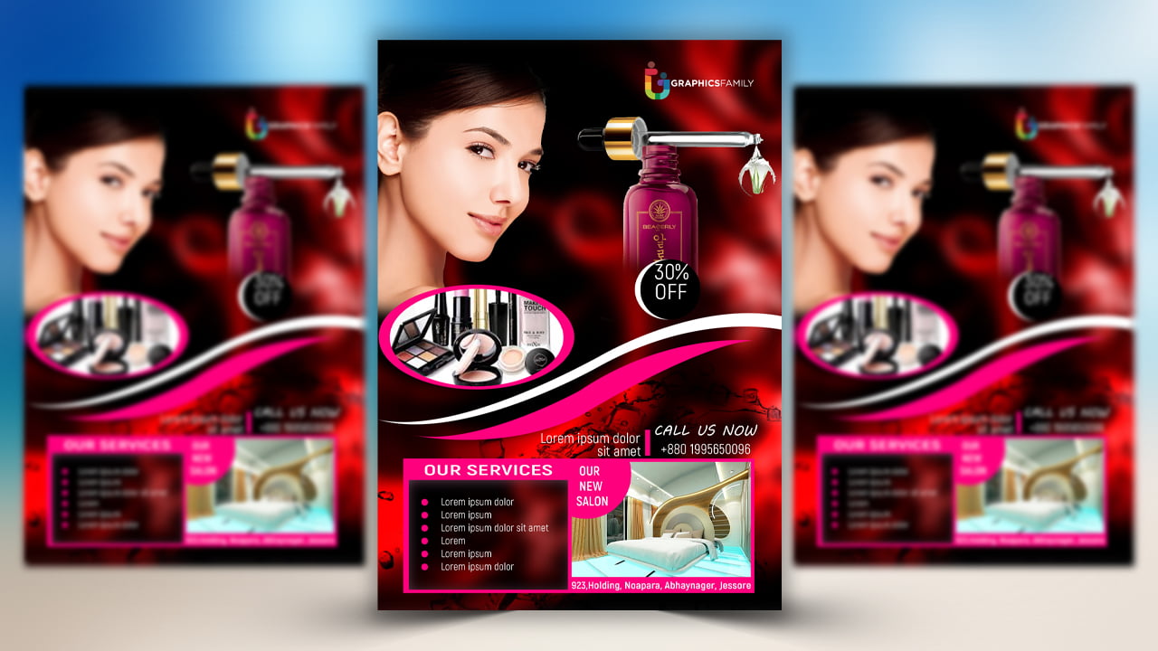 Beauty Parlor Flyer presentation
