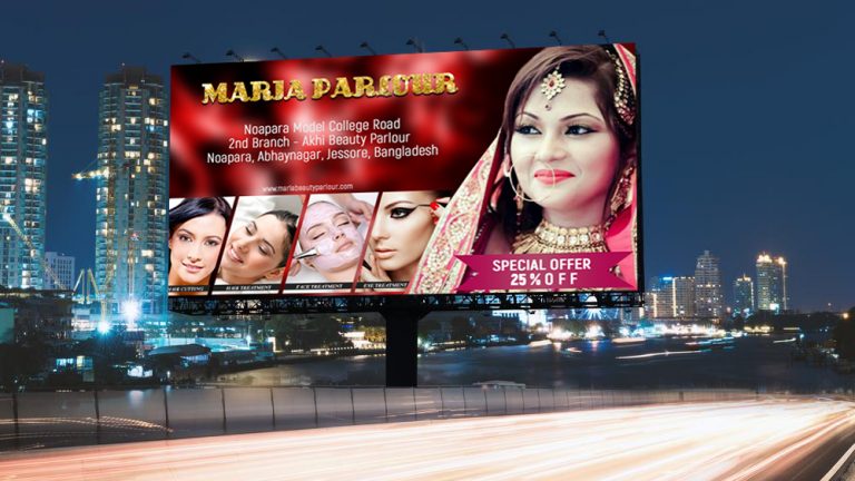 Beauty Parlour Billboard Banner Design Free PSD – GraphicsFamily