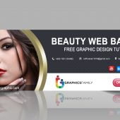 Modern Beauty Web Banner Free Template