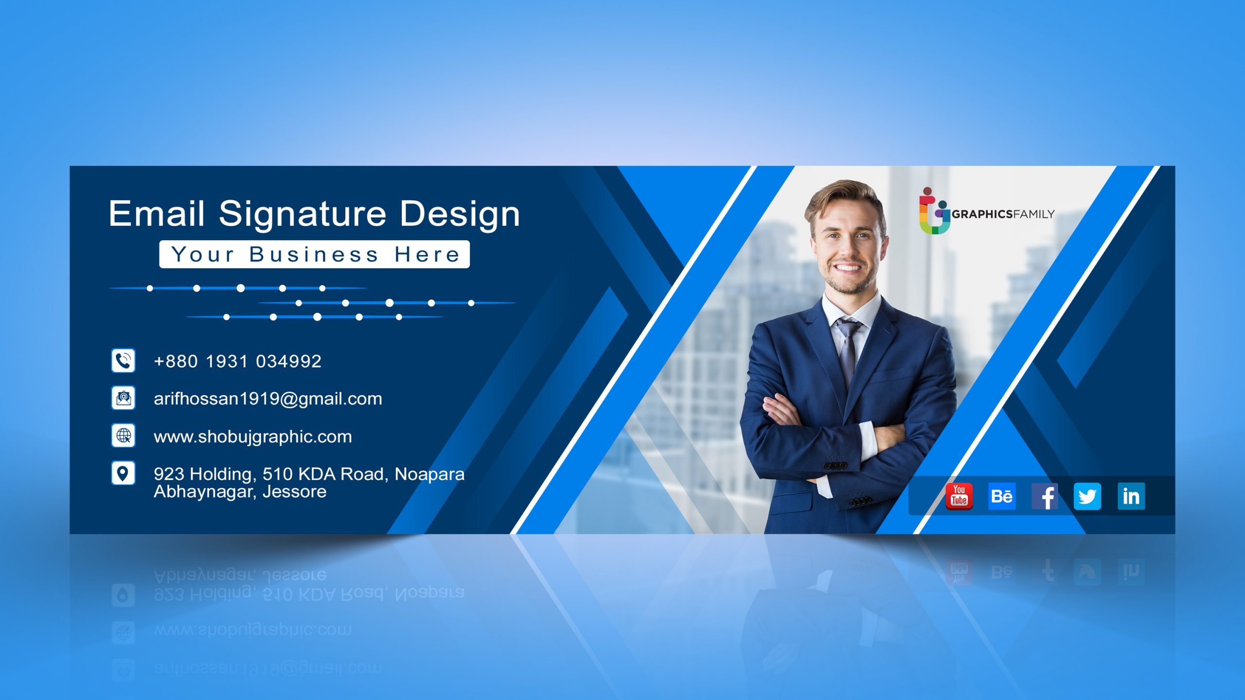 Best Corporate Email Signature Template Psd GraphicsFamily