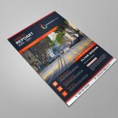 Modern Business Flyer with Photo psd Template