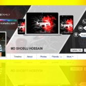 Car Showroom Facebook Cover Design Free Template