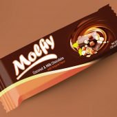 Chocolate Package Design Template Free PSD