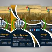 Creative Corporate Flyer Design Template Free psd